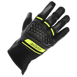 Rękawice motocyklowe damskie BUSE Braga czarno/neonowo żółte 05