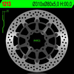 NG TARCZA HAMULCOWA PRZÓD KAWASAKI ZX6R 636 13-16, Z800 12-17, ZX10R 08-15, Z1000 14-20, ZZR1400 06-17, GTR1400 07-18, ZX14 07-15 (310X80X5) PŁYWAJĄCA
