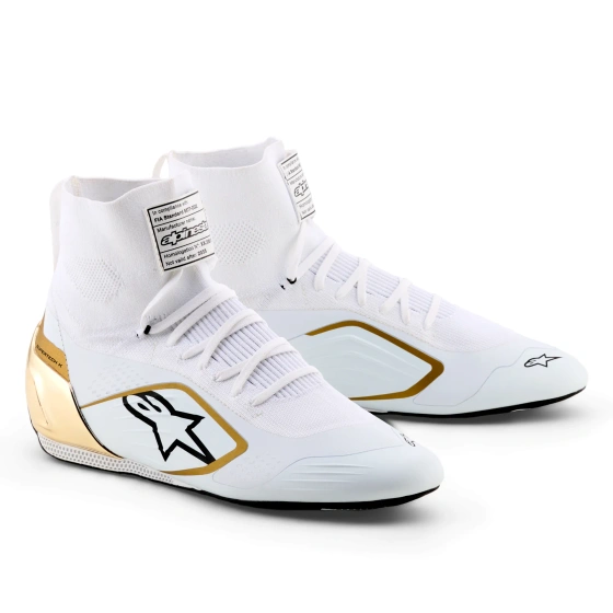 Alpinestars Supertech K Kart Karting Boots white