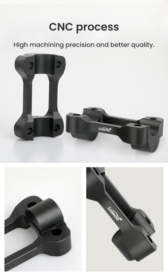 LOBOO Podwyższenie kierownicy do HONDA CB500X (2019-), HONDA NX400 (2024-) (10.3.02292.001.11)
