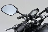 78031 MOUNT BAR 100MM Ø22.2MM BLACK MIRROR CLAMP MOUNT TYPE