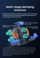LOBOO Uchwyt na telefon PH02S (z modułem ładowania, na kierownice 22/25/28/32mm) (10.3.08002.104.11)