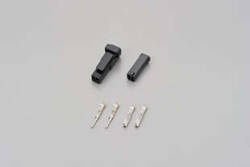 connector set, 2P, black, for SUZUKI indicator, male and female