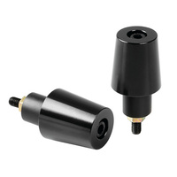 90317 SU-2 Universal bar ends (2 pcs) - Black 17/23 mm