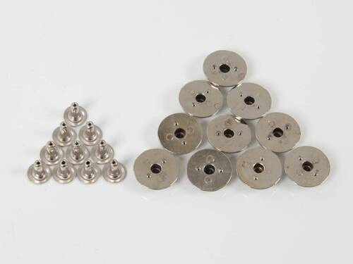 Decorative rivets for hepco becker leather bags buffalo custom and ivory