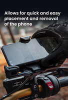 LOBOO Uchwyt na telefon PH02S (z modułem ładowania, 13mm) (10.3.08002.130.11)