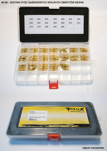 PROX ZESTAW DYSZ GAŹNIKOWYCH WOLNYCH OBROTÓW KEIHIN (NA ZAMÓWIENIE)