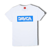 DAVCA T-shirt blue logo