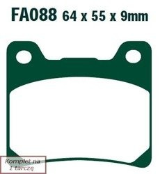 Brake pads EBC FA088 (set on 1 disk)