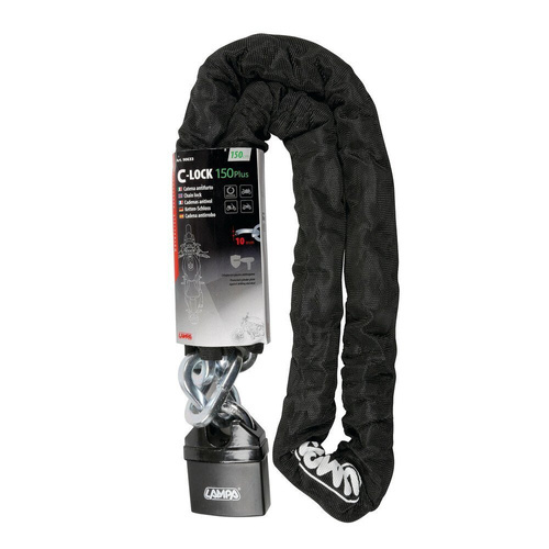90633 C-Lock 150 Plus, hardened steel chain lock - 150 cm
