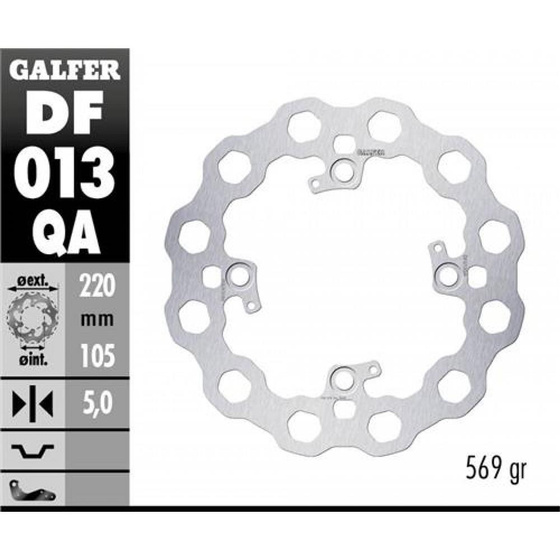 GALFER TARCZA HAMULCOWA DF013QA