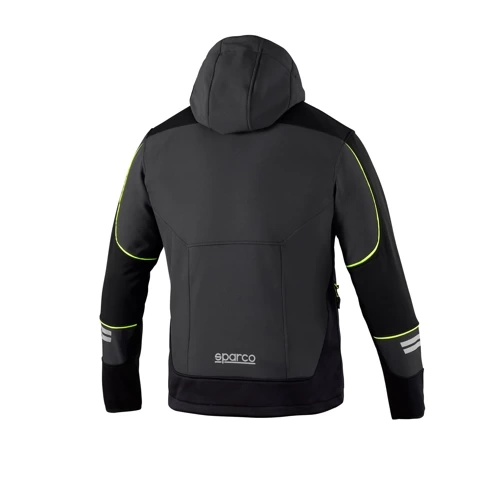 Sparco Tech Soft Shell Jacket (Teamwork) black yellow