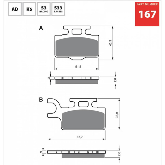 GOLDFREN KLOCKI 167 K5