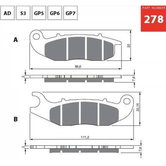 GOLDFREN KLOCKI 278 AD