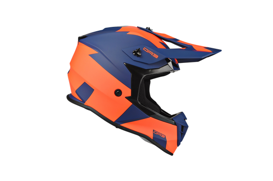 Kask Motocyklowy LAZER OR3 Rocky (kol. Niebieski - Czerwony fluo) rozm. M