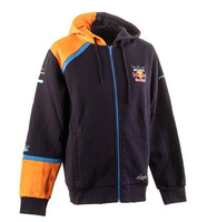 KINI-RB TEAM HOODIE JACKET - NAVY/ORANGE