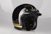 Kask Motocyklowy LAZER CONGA Cosmo (kol. Czarny - Złoty - Metalik) rozm. 2XL