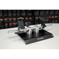 91761 Bench display, handlebar with riser for motorcycle products exposure