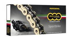 REGINA 2024/02 ŁAŃCUCH NAPĘDOWY 530ZRP2 (116 OGNIW) Z-RING MAXIMOTO DO 1400CCM ZŁOTY (136ZRP2/1007)