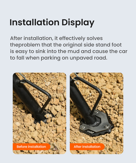 LOBOO Nakładka na stopkę boczną do CFMOTO 800MTX (2024-) (10.3.03603.001.11)