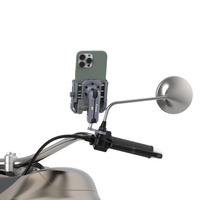 Uchwyt na telefon z amortyzacją powietrzną montowany na lusterko Outplorer P100-B