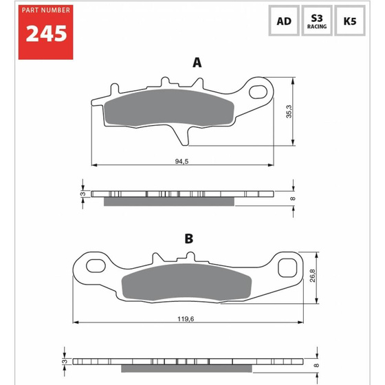 GOLDFREN KLOCKI 245 AD