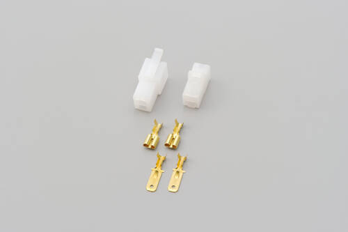 connector set, 2P, 250-type, locking type, male and female