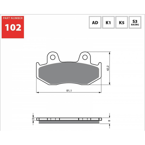 GOLDFREN KLOCKI 102 K5