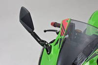 D-MIRROR-12,DIAMO/ROD (R)ABS HOUSING+ALU.STEM