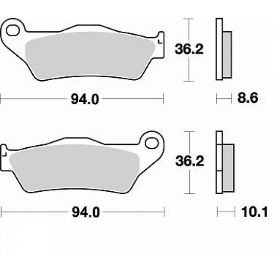 BRAKING KLOCKI HAMULCOWE SINTER 794CM56
