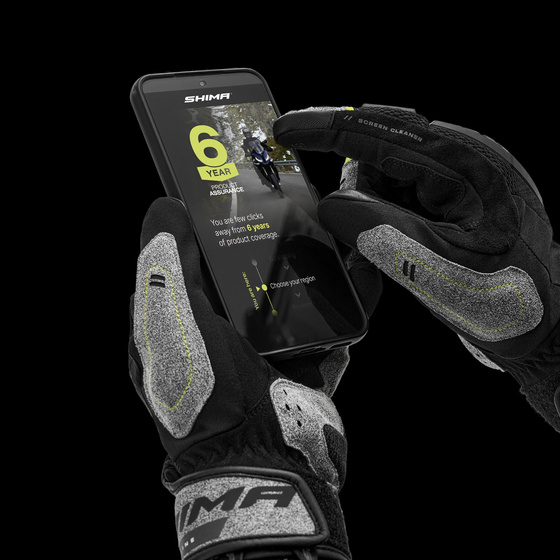 STREAM VENT MEN GLV YLW FLUO S