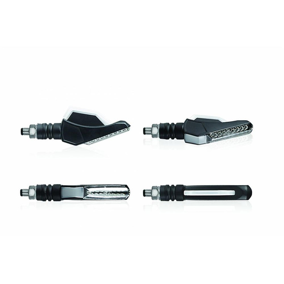 CHAFT KIERUNKOWSKAZY LED TOURER CZARNE/PRZEZROCZYSTE PARA