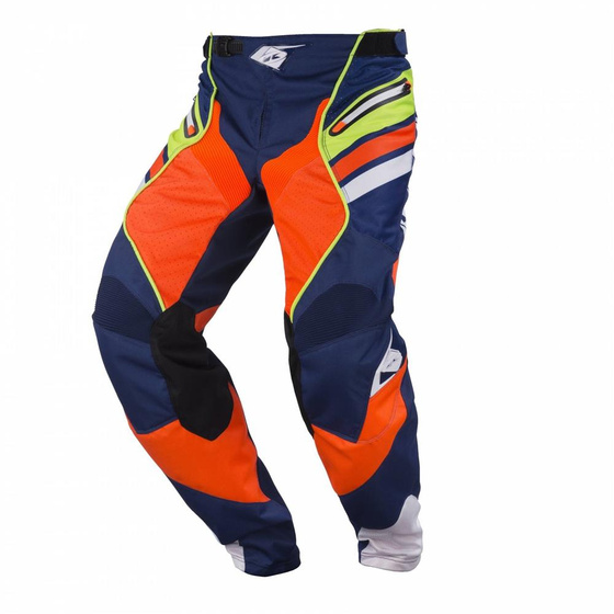 KENNY SPODNIE TITANIUM NAVY/ORANGE/LIME 36