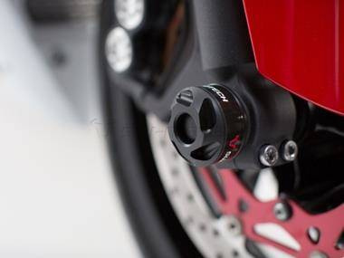 SLIDERY PRZEDNIEGO ZAWIESZENIA SW-MOTECH YAMAHA YZF-R1 (15-)/MT-10 (16-), BLACK