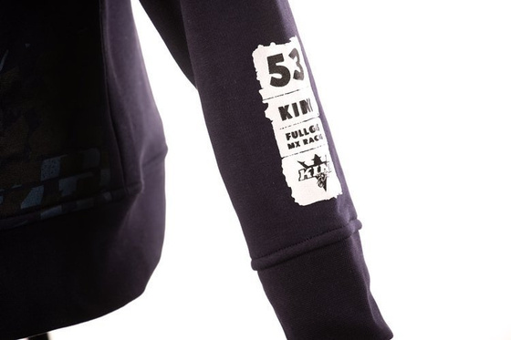 KINI-RB TOPOGRAPHY ZIP HOODIE - NIGHT SKY