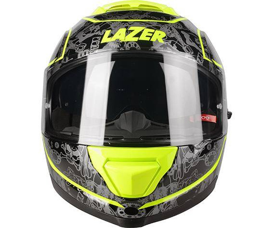Kask Motocyklowy LAZER RAFALE SR $13 Original (kol. Czarny - Żółty Fluo) rozm. 2XL