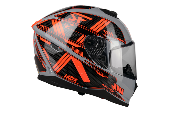 Kask Motocyklowy LAZER RAFALE EVO Roadtech (kol. Szary - Czerwony - Matowy) rozm. XL