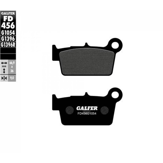 GALFER KLOCKI HAMULCOWE SEMI METAL FD456G1054