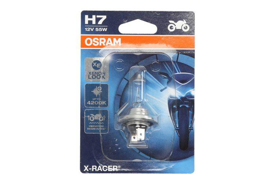 Żarówka (Blister 1szt.) H7 12V 55W PX26D do 20% większa jasność X-Racer MOTO 4200K