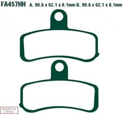 Brake pads EBC FA457V V-PAD (set on 1 disk)