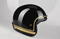 Kask Motocyklowy LAZER CONGA Cosmo (kol. Czarny - Złoty - Metalik) rozm. L