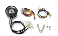 87790 VELONA80 ELECTRICAL SPEEDOMETER 200 KM/H MPH, WHITE LED, BLACK