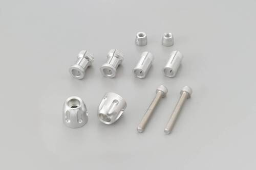 BAR END PINO-2 14-19MM SILVER
