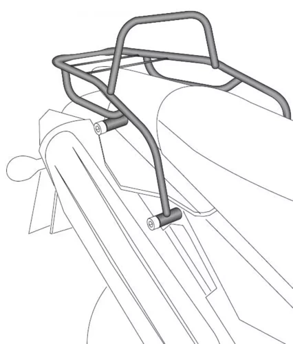 Yamaha XT 660 R/X (2007-2016) topcase carrier