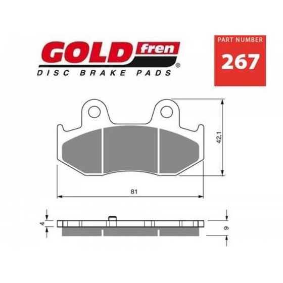 GOLDFREN KLOCKI 267 AD