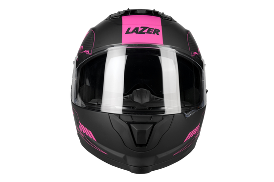 Kask Motocyklowy LAZER RAFALE EVO Roadtech (kol. Czarny - Różowy - Matowy) rozm. XS