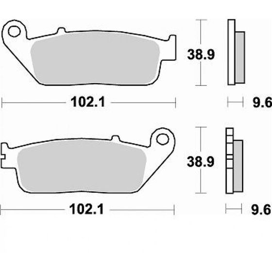 BRAKING KLOCKI HAMULCOWE SINTER 720CM56