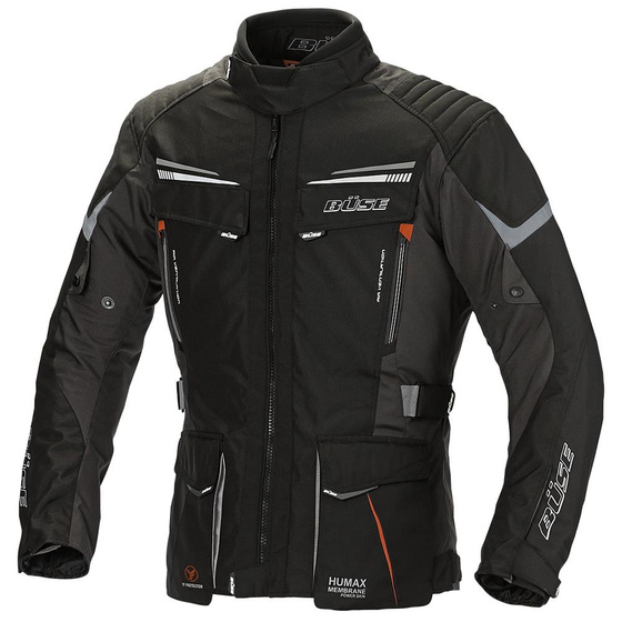 Kurtka motocyklowa BUSE Lago Pro czarna 2XL