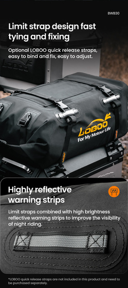 LOBOO Składana / rozszerzalna torba wodoodporna 30L czarna (10.4.01020.001.11)