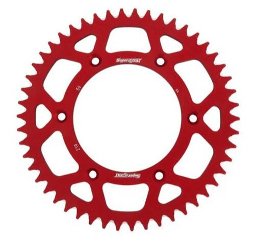 SUPERSPROX ZĘBATKA TYLNA ALUMINIOWA 7075-T6 (ERGAL) 289 48 HONDA CR/CRF '83-'16 (JTR210.48) KOLOR CZERWONY